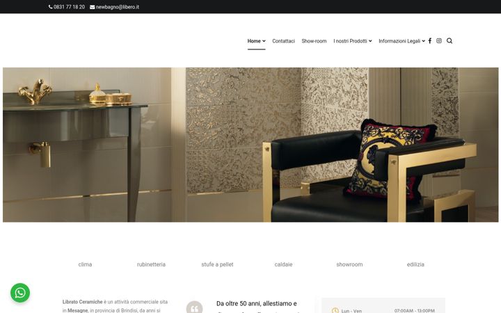 Screenshot of libratoceramiche.com