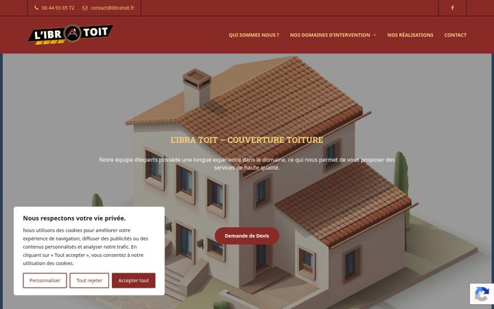 Screenshot of libratoit.fr