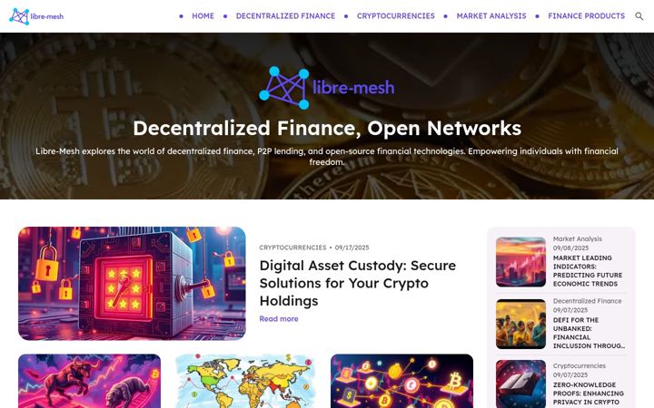 Screenshot of libre-mesh.org