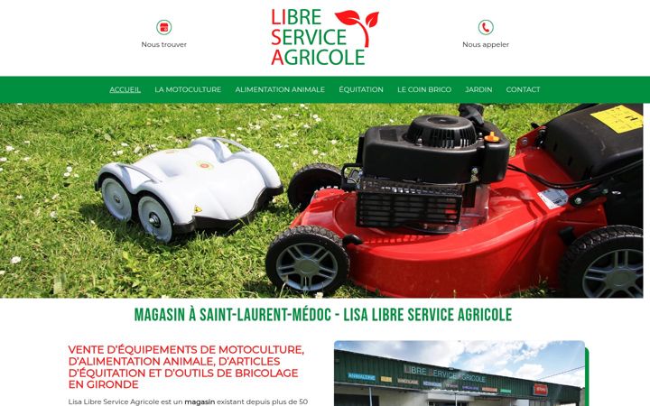 Screenshot of libre-service-agricole.fr