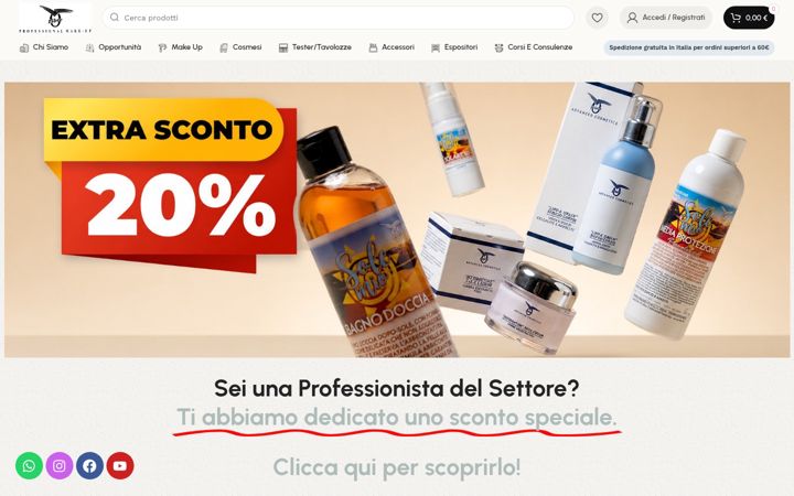 Screenshot of libre.it