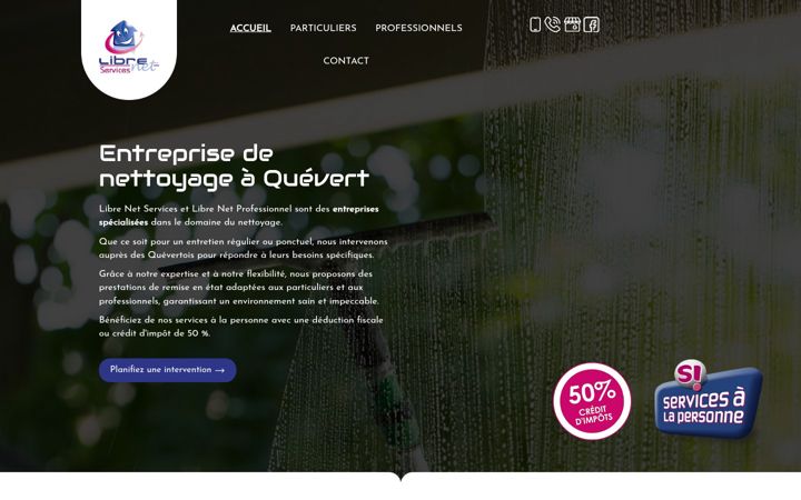 Screenshot of librenetservices.fr