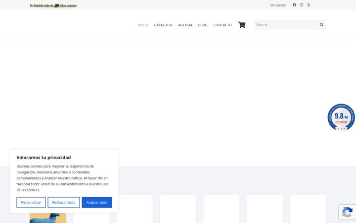 Screenshot of libreriaaurea.com