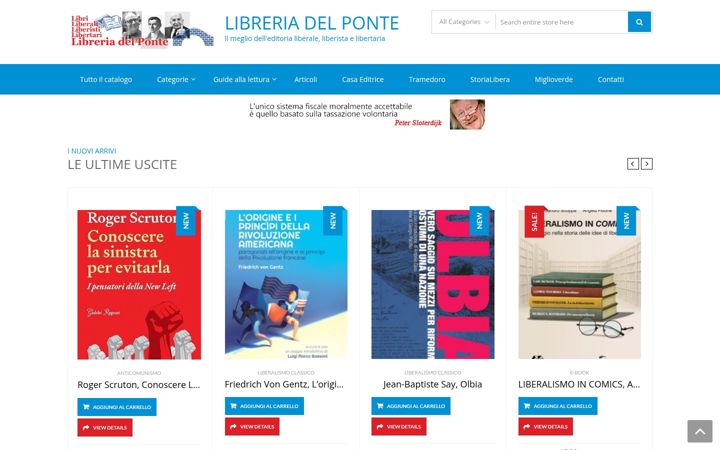 Screenshot of libreriadelponte.com