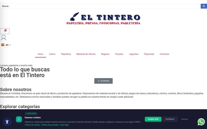 Screenshot of libreriaeltinterocordoba.com