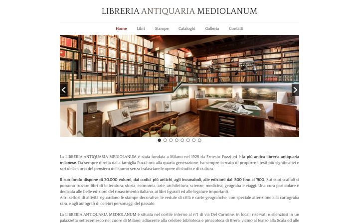 Screenshot of libreriamediolanum.com