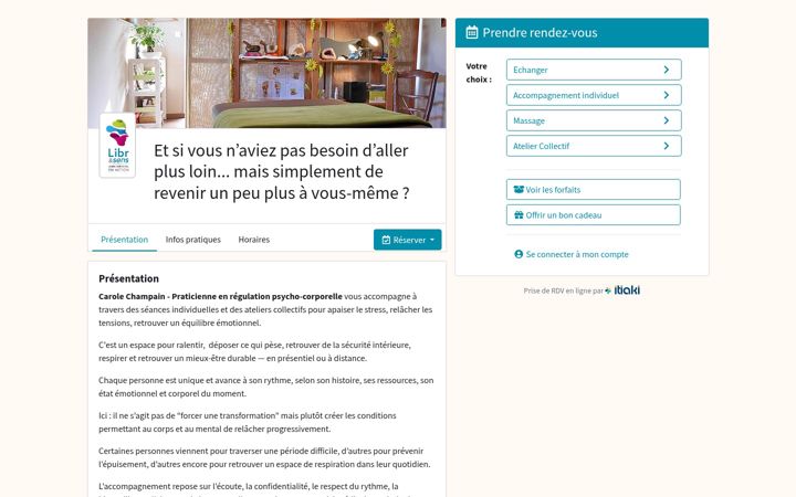 Screenshot of libretsens.com