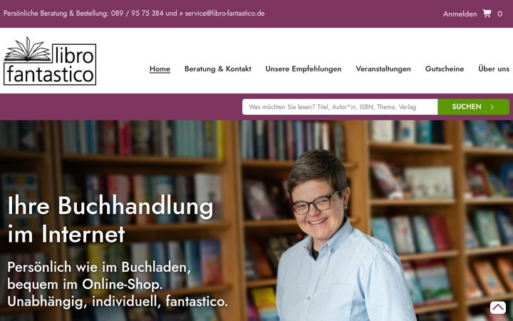 Screenshot of libro-fantastico.de