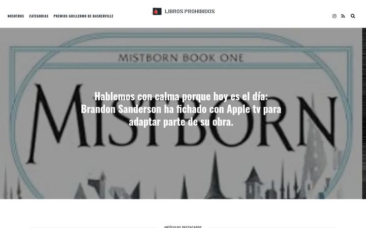 Screenshot of libros-prohibidos.com