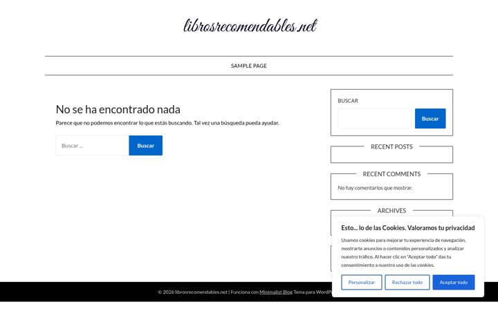 Screenshot of librosrecomendables.net