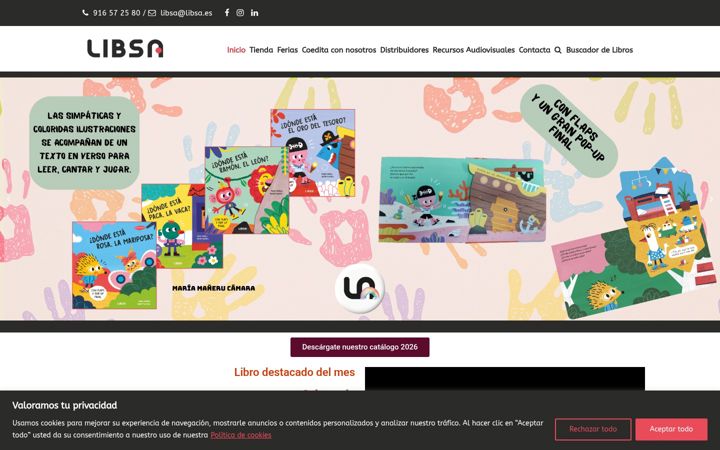 Screenshot of libsaeditorial.com