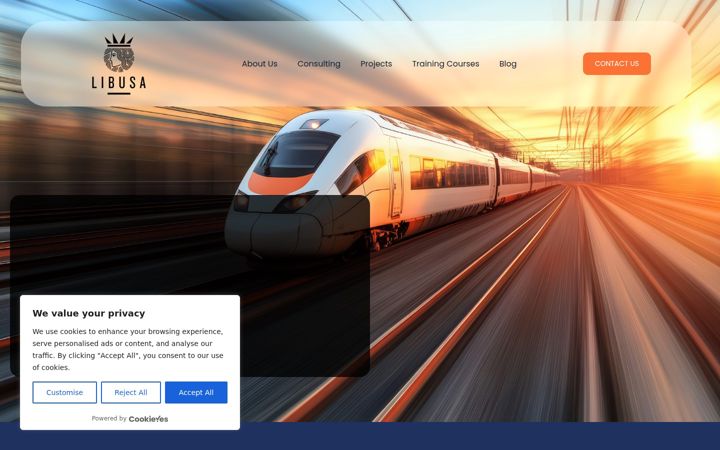 Screenshot of libusa.co.uk