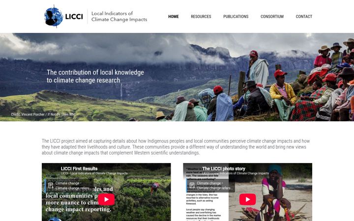 Screenshot of licci.eu