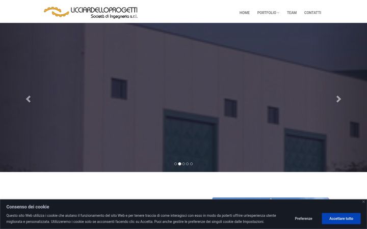 Screenshot of licciardelloprogetti.it