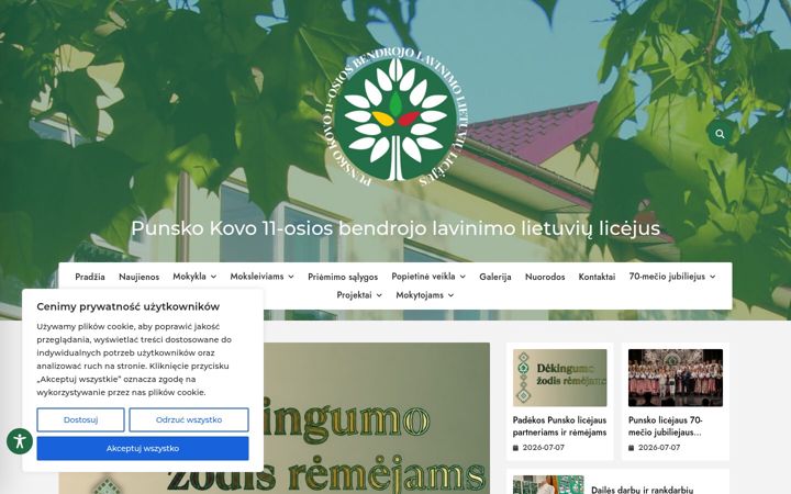 Screenshot of licejus.eu