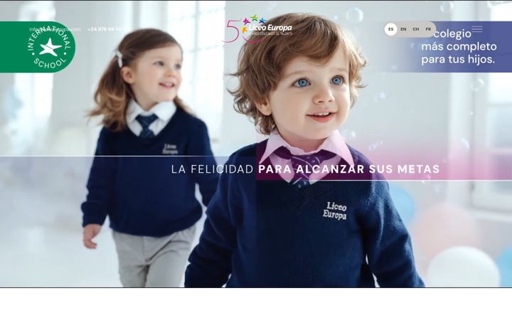 Screenshot of liceoeuropa.com