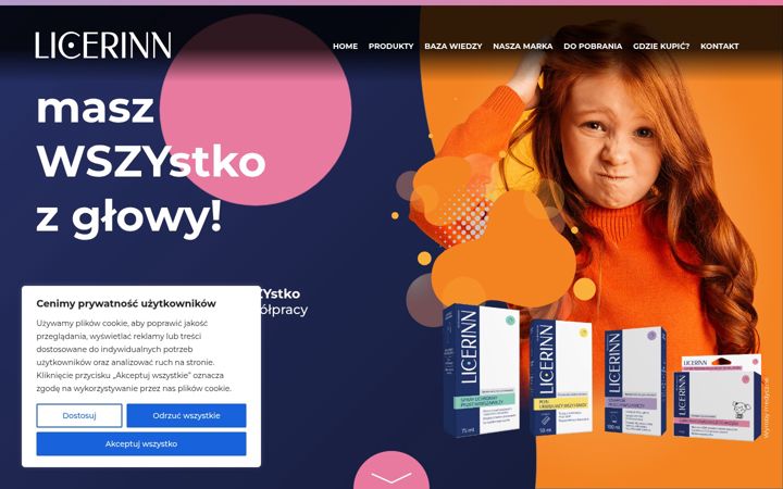 Screenshot of licerinn.pl
