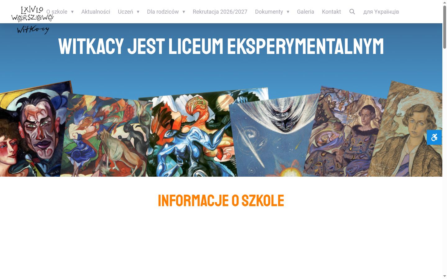 Zrzut ekranu banera zgody wyświetlanego przed jakąkolwiek interakcją