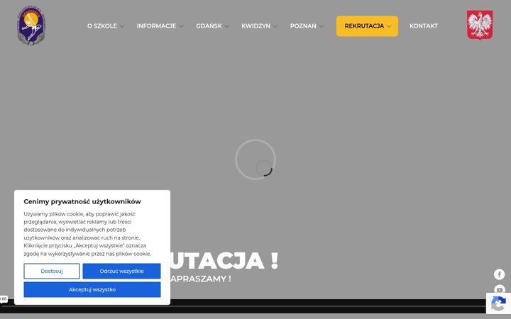 Screenshot of liceumspartakus.pl
