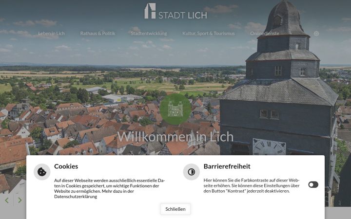 Screenshot of lich.de