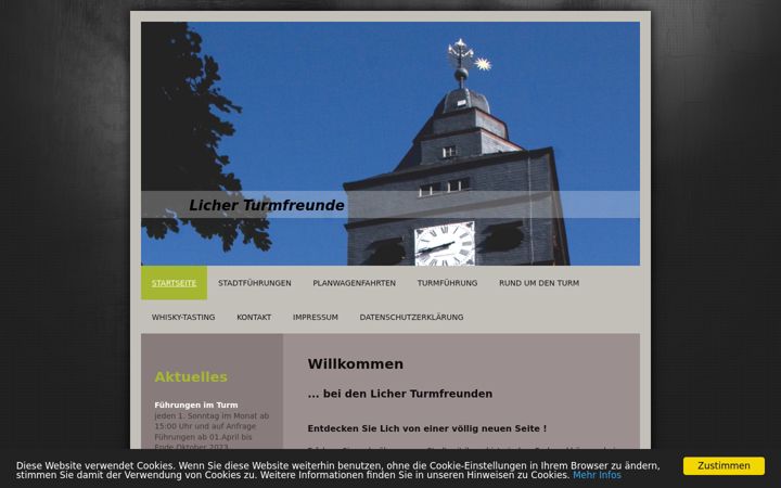 Screenshot of licher-turmfreunde.de