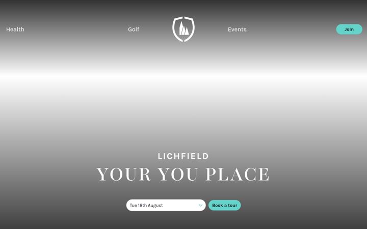 Screenshot of lichfieldgolfandcountryclub.com