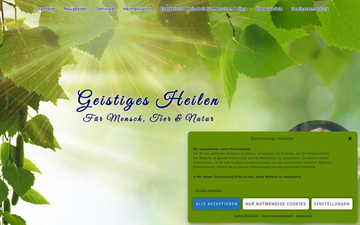 Screenshot of licht-seelenwege.de