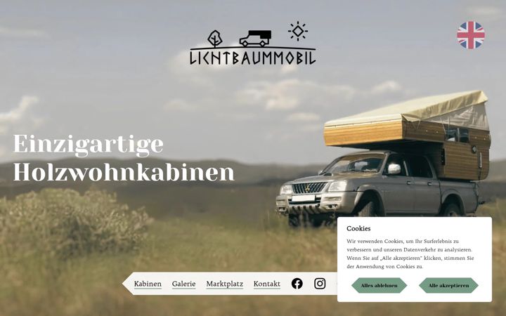 Screenshot of lichtbaummobil.de