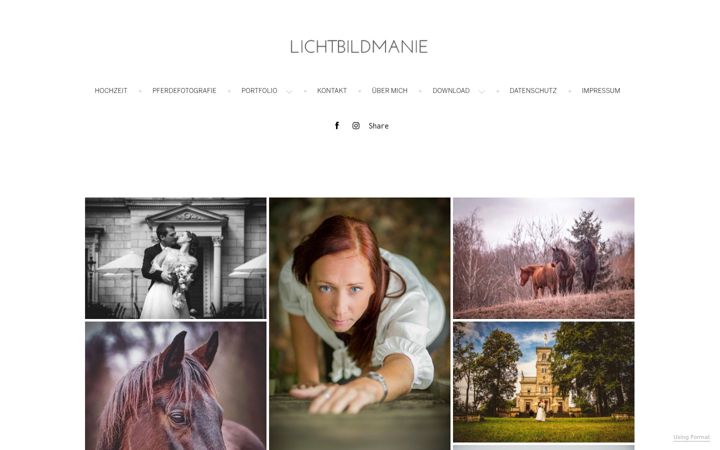 Screenshot of lichtbildmanie.de
