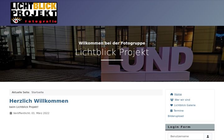 Screenshot of lichtblick-projekt.de