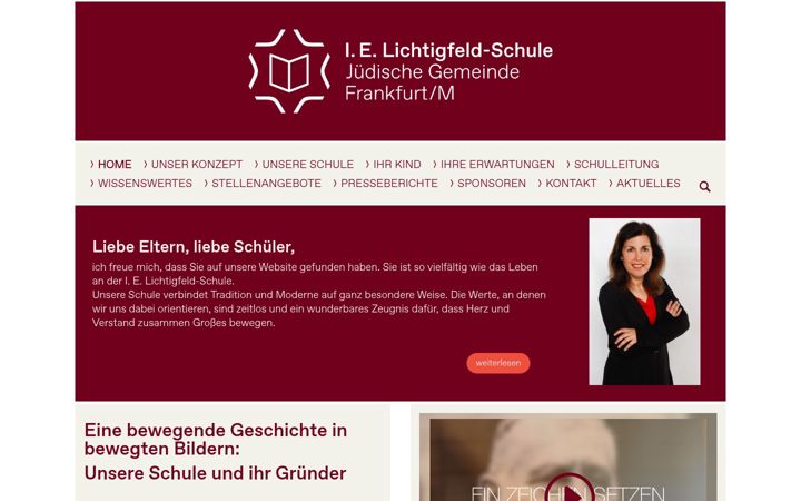Screenshot of lichtigfeld-schule.de
