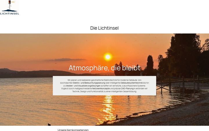 Screenshot of lichtinsel.net
