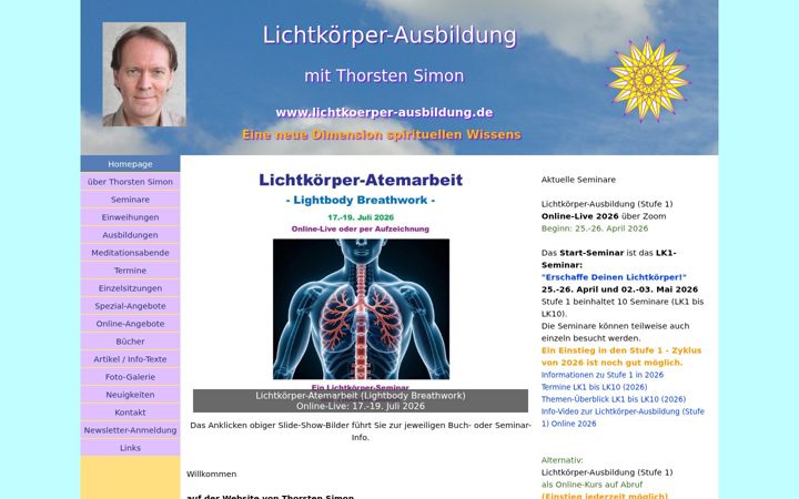 Screenshot του lichtkoerper-ausbildung.de