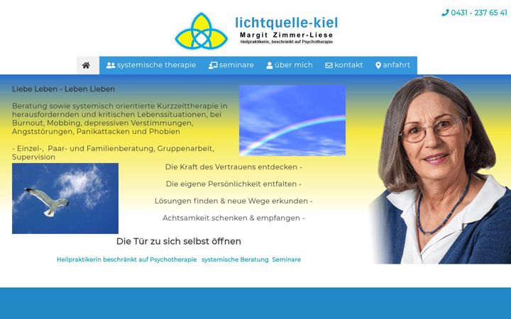 Screenshot of lichtquelle-kiel.de