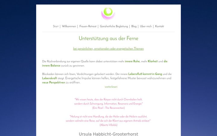 Screenshot of lichtsaal.de