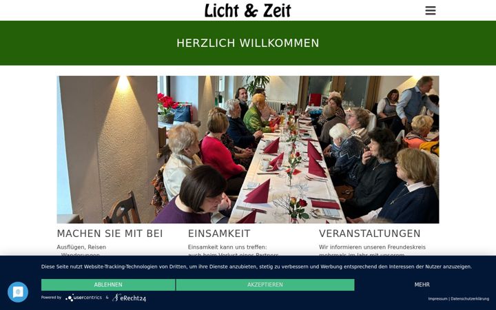 Screenshot of lichtundzeit.eu
