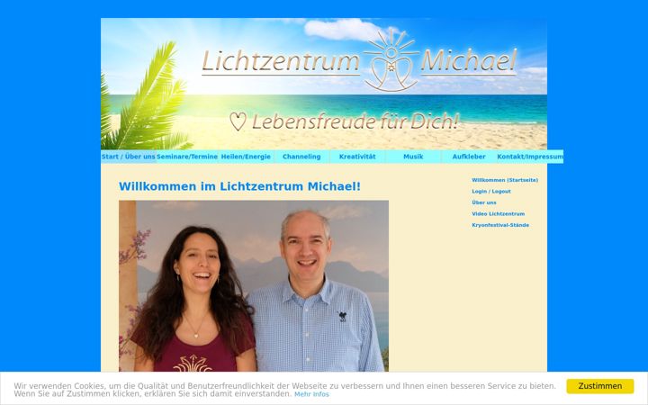 Screenshot of lichtzentrum-michael.de