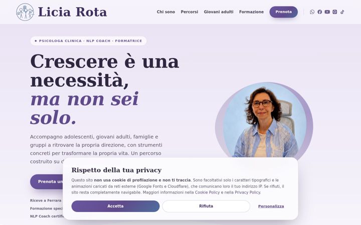 Screenshot of liciarota.com