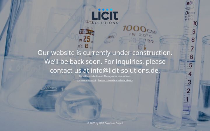Screenshot of licit-solutions.de