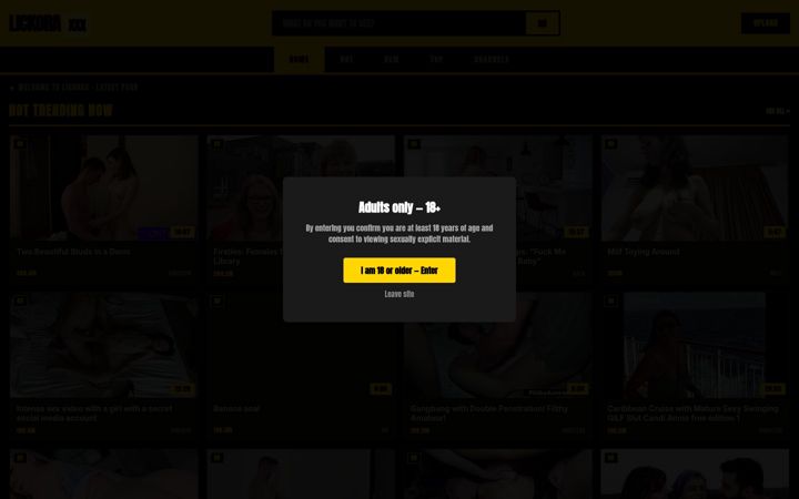 Screenshot of lickora.com