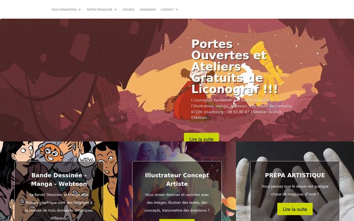 Screenshot of liconograf.com