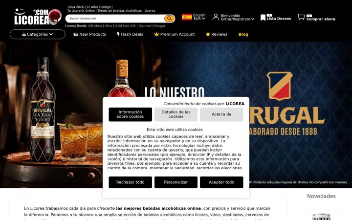 Zrzut ekranu licorea.com