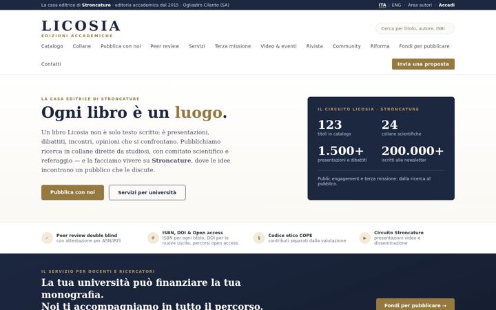 Screenshot of licosia.com