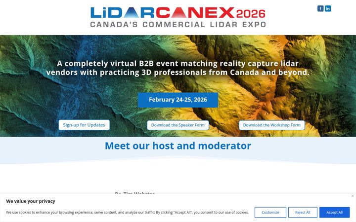 Screenshot of lidarcanex.com