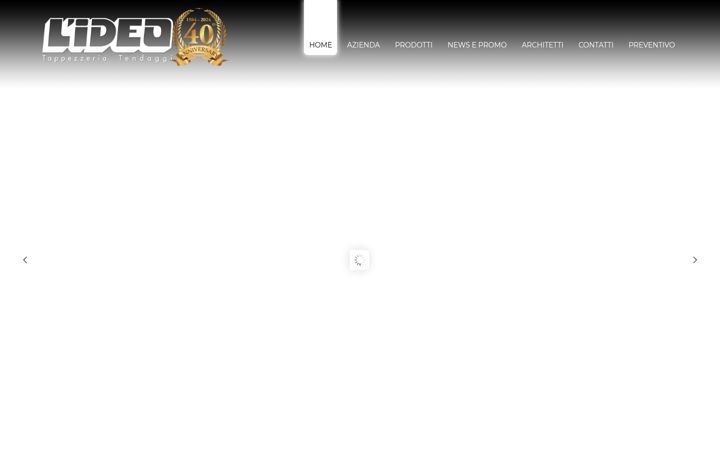 Screenshot of lideatappezzeriaetendaggi.it