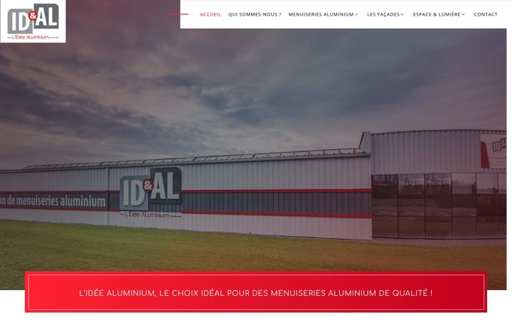 Screenshot of lidee-aluminium.com