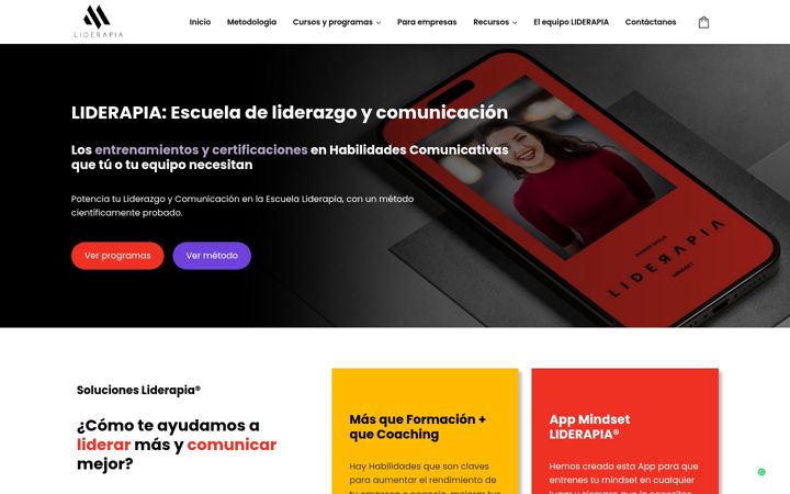 Screenshot of liderapia.com