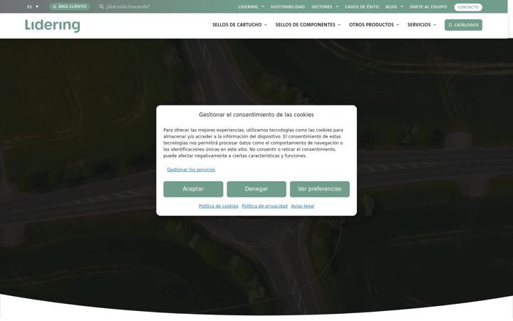 Screenshot of lidering.com