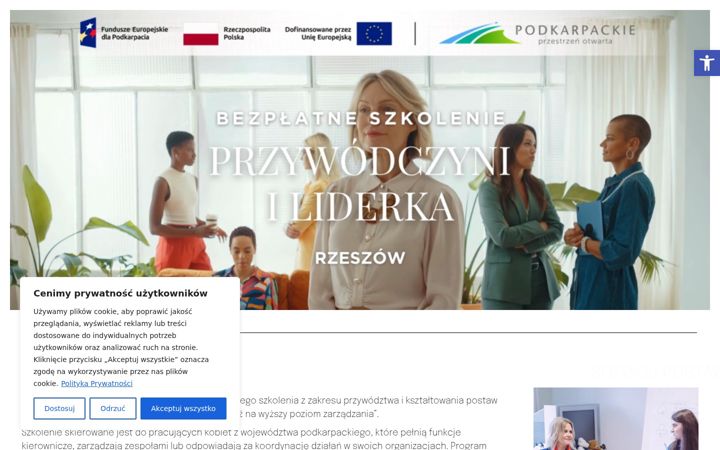 Screenshot of liderka.eu