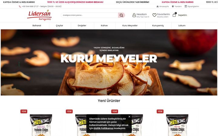 Screenshot of lidersankuruyemis.com